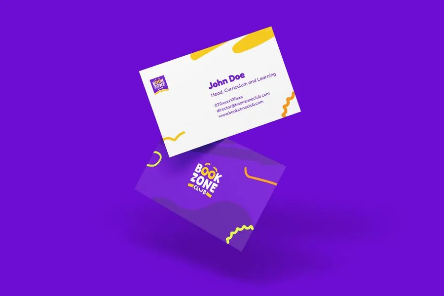 BookZone Club business card
