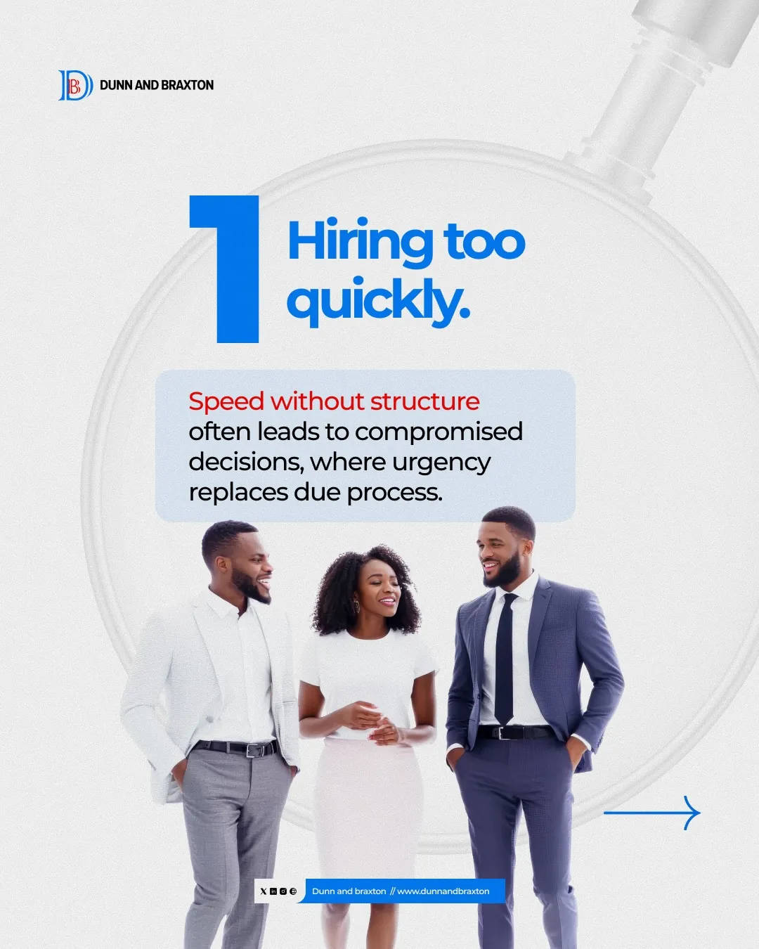 Hiring too quickly slide