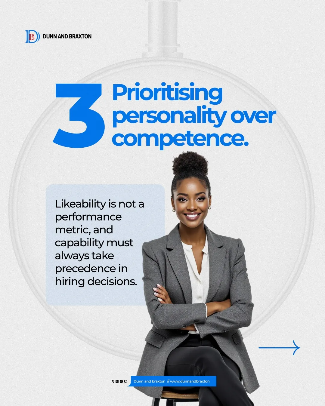 Personality over competence slide