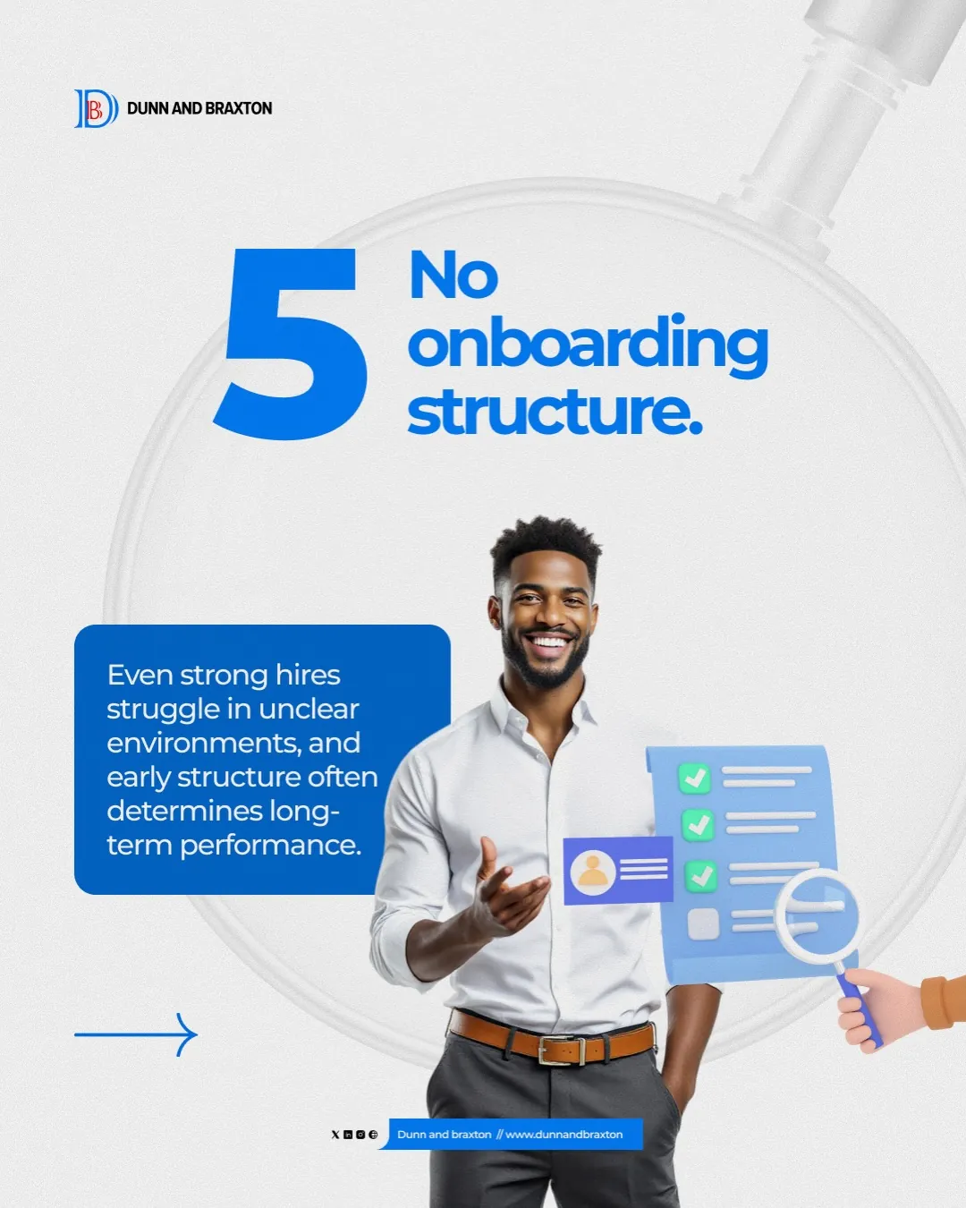 No onboarding structure slide