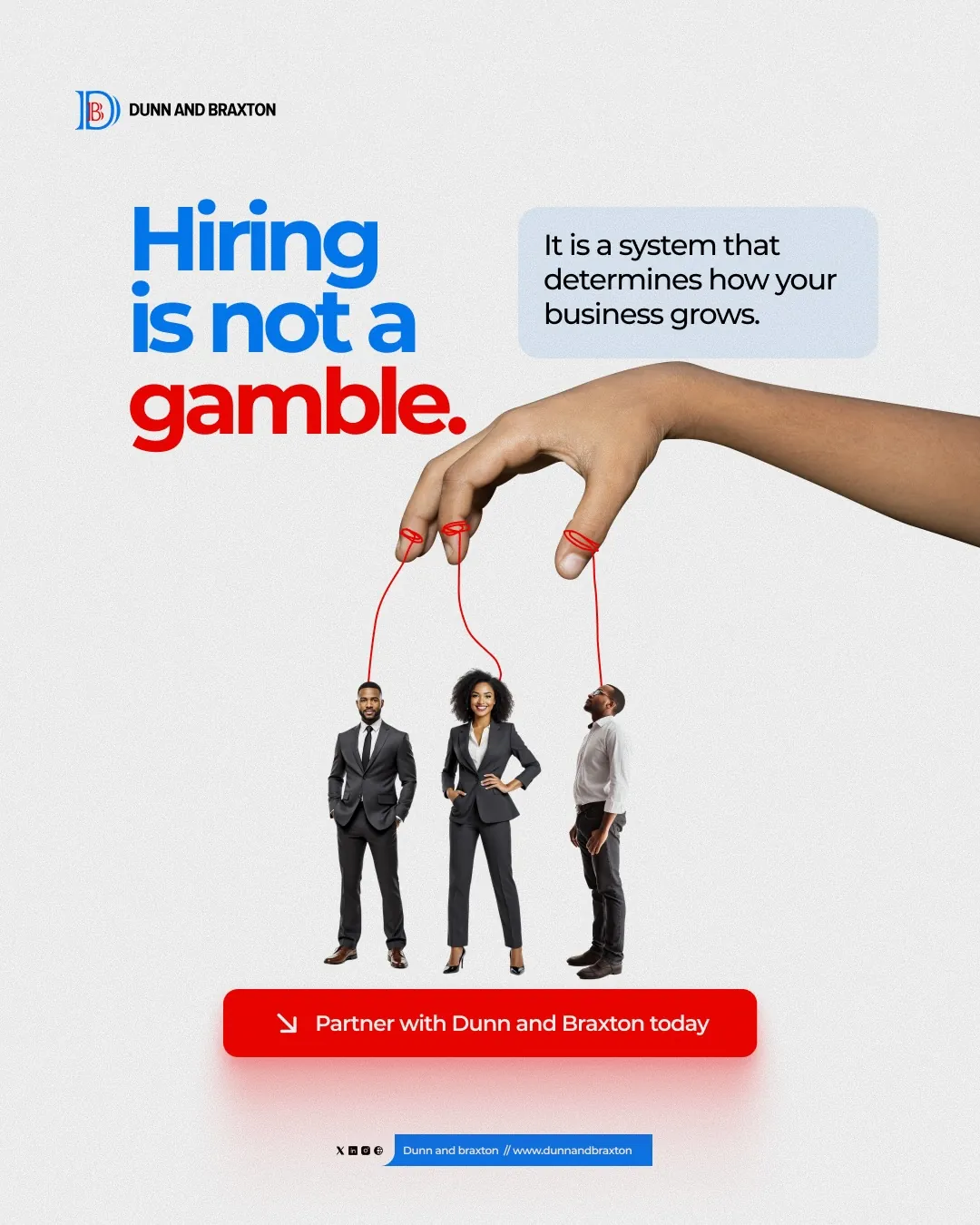 Hiring is not a gamble closing slide