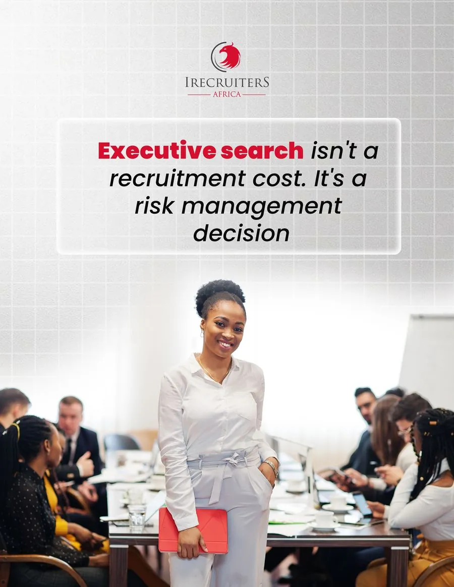 Executive search is a risk management decision post