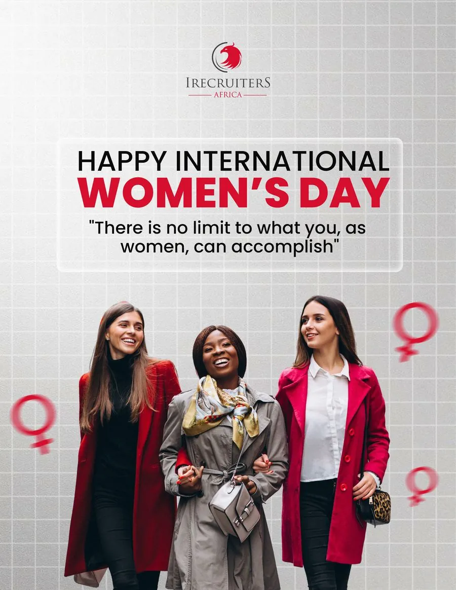International Women's Day post for Irecruiters Africa