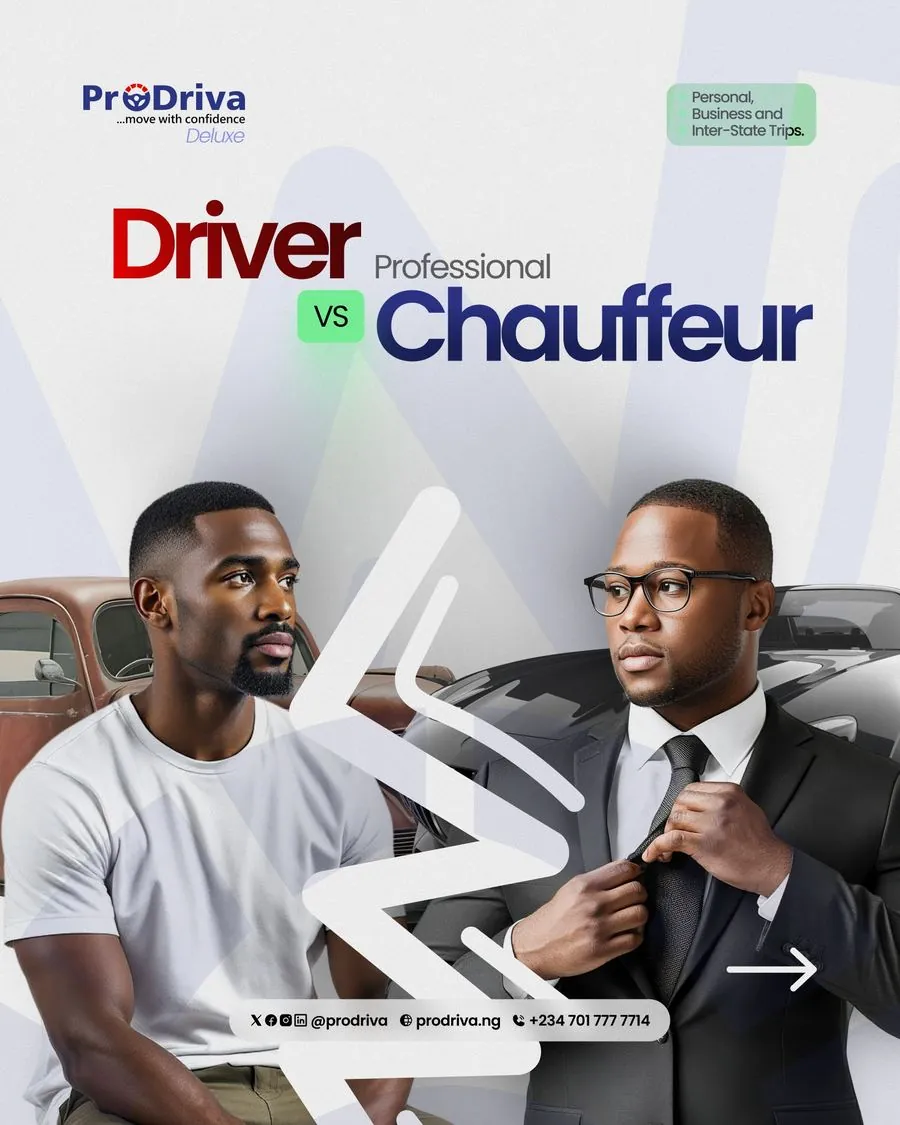 Driver vs Professional Chauffeur cover slide